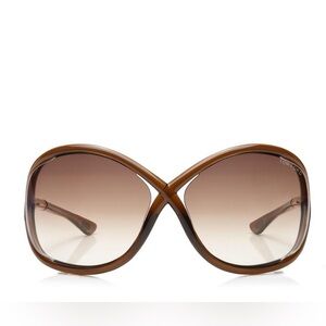 TOM FORD WHITNEY SUNGLASSES - BROWN